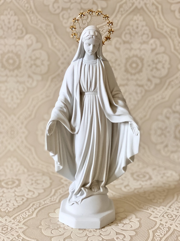 Nossa Senhora das Graças 30cm em Pó de Mármore
