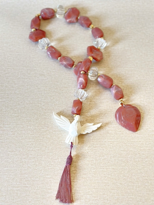 Colar de mesa tamanho G Divino em resina