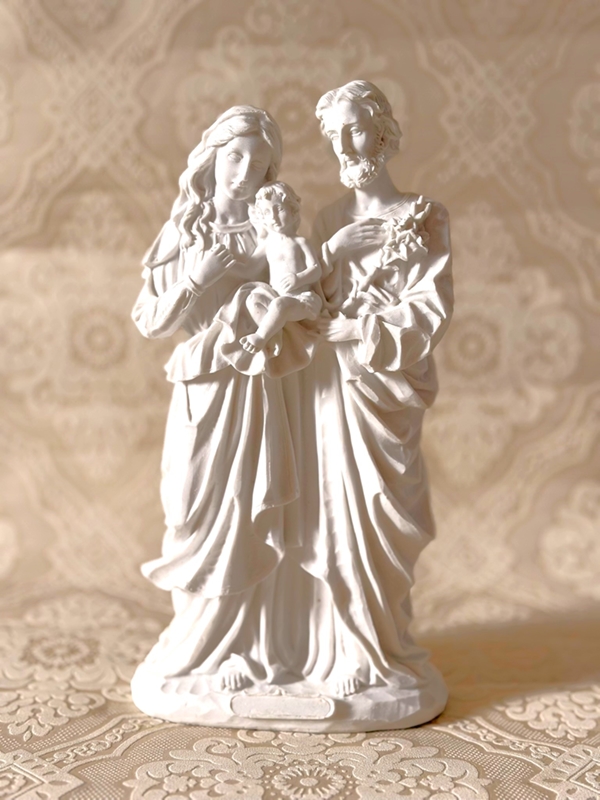 Sagrada Família 30cm em Pó de Mármore