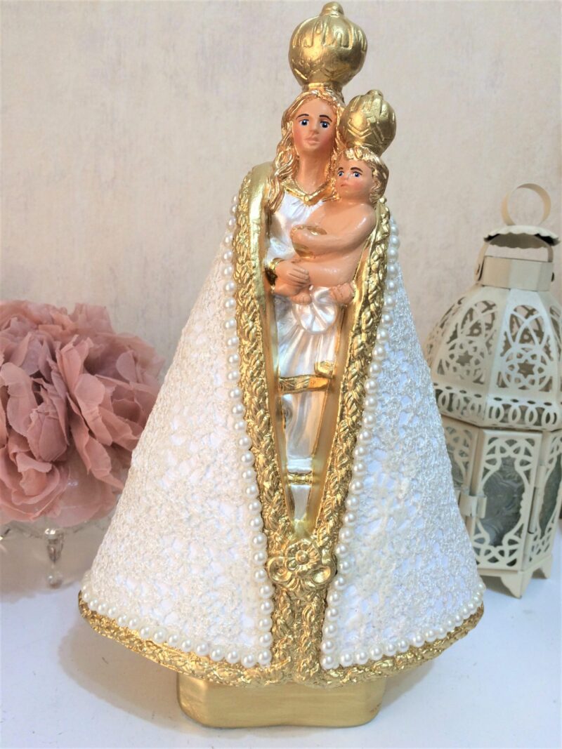 Nossa Senhora de Nazaré 30cm em renda