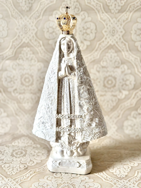 Nossa Senhora Aparecida 40cm em renda normal
