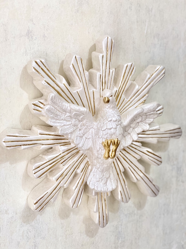 Divino Espírito Santo com 30cm em pintura