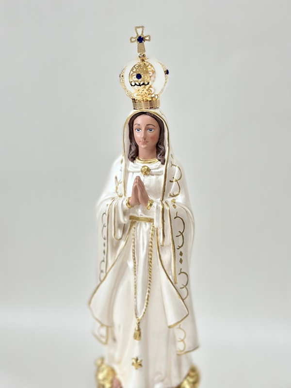 Nossa Senhora de Fátima 30cm perolada