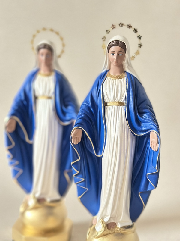 Nossa Senhora das Graças 25cm azul mar