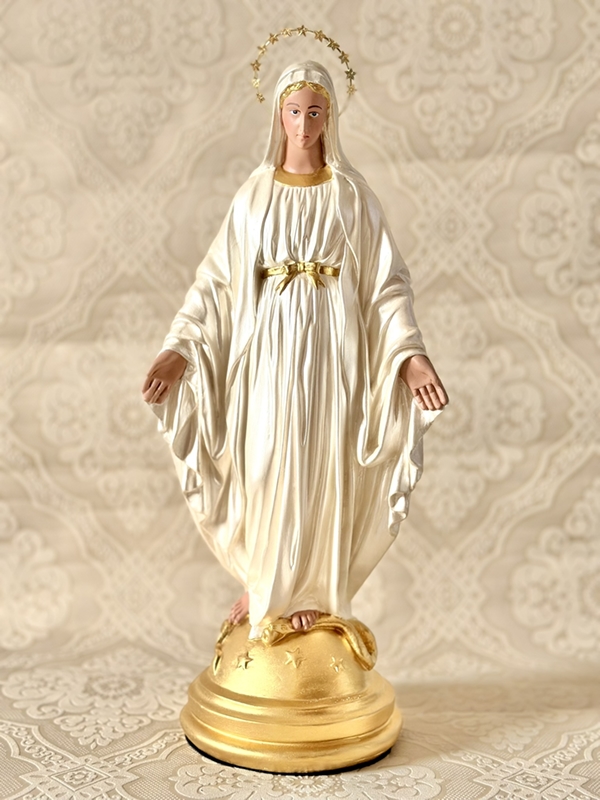 Nossa Senhora das Graças com 40cm perolada