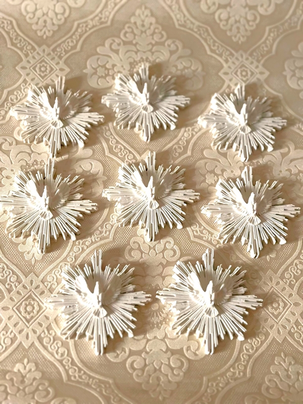 Medalha Divino Espírito Santo 11cm