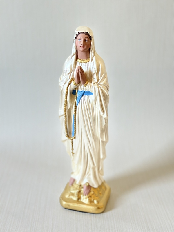 Nossa Senhora de Lourdes 30cm perolada
