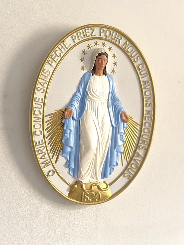 Medalha Milagrosa com 25cm em pintura