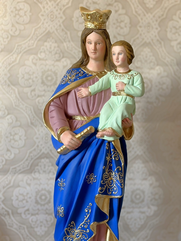 Nossa Senhora Auxiliadora com 60cm em pintura