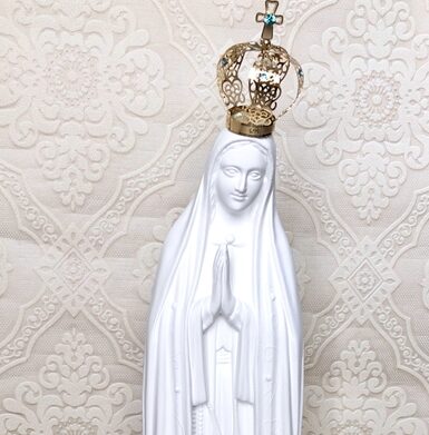 Nossa Senhora de Fátima com 60cm branca