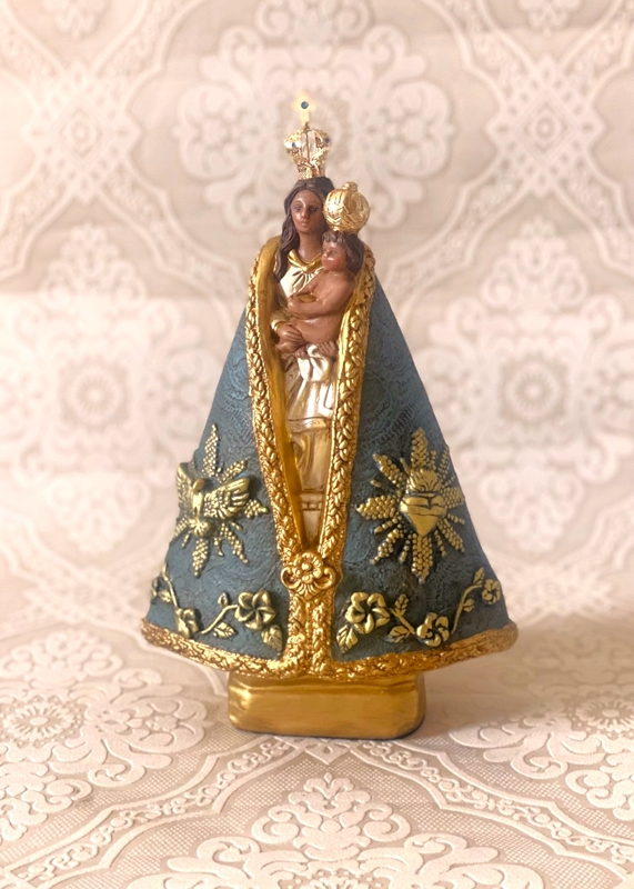 Nossa Senhora de Nazaré 30cm envelhecida