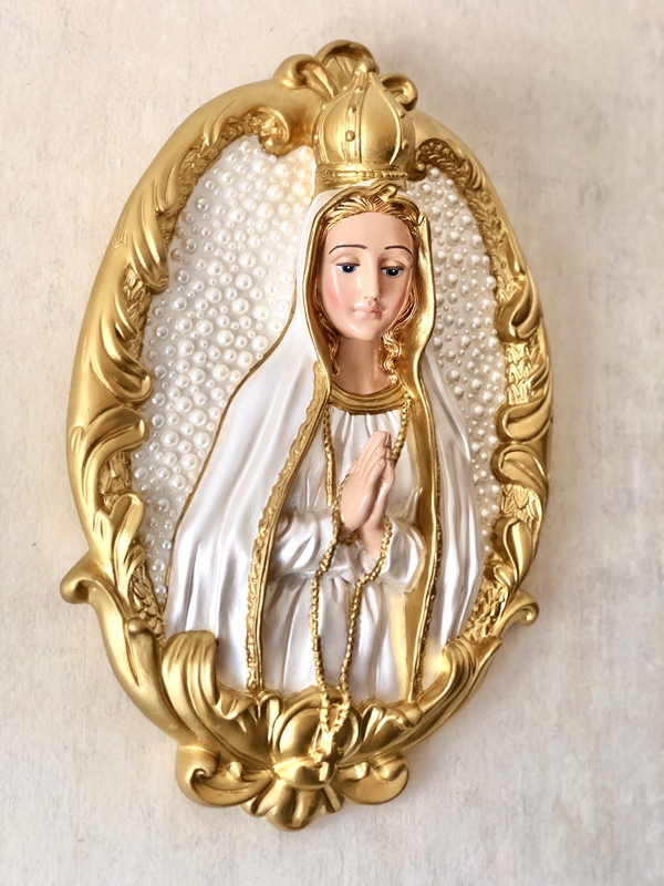 Placa de Nossa Senhora de Fátima 40cm