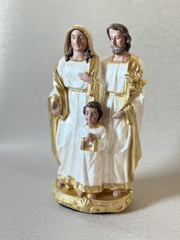 Sagrada Família em pé 30cm perolada