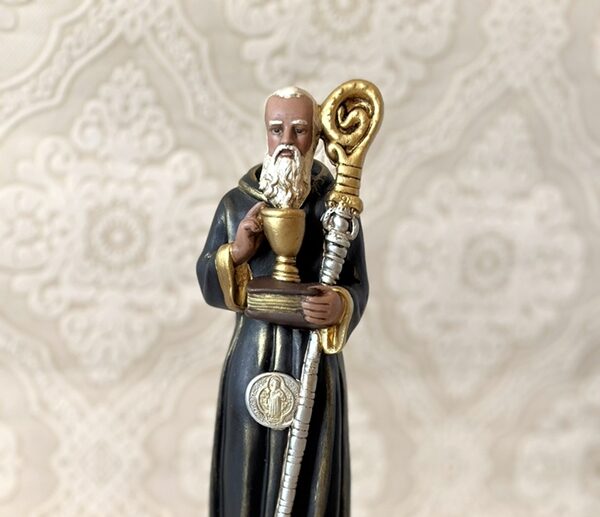 São Bento 30cm pintura envelhecida