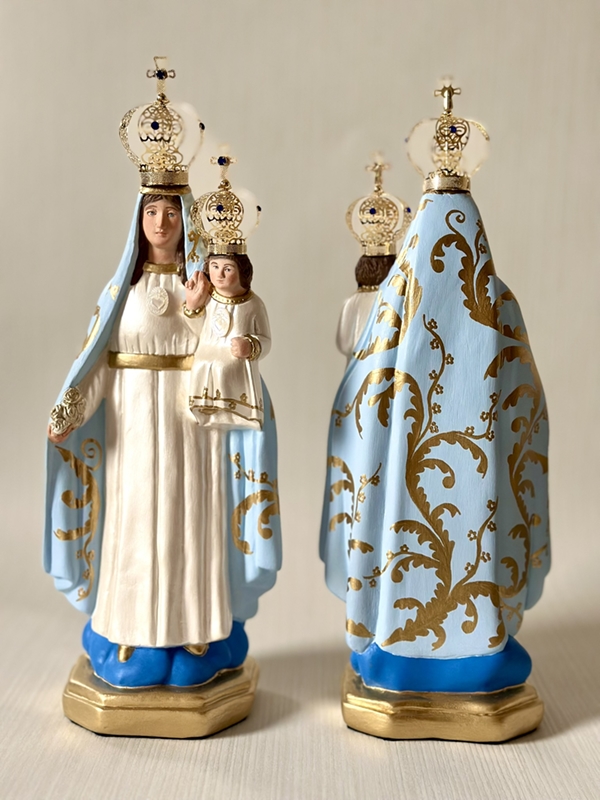 Nossa Senhora do Brasil 30cm desenhos em arabescos