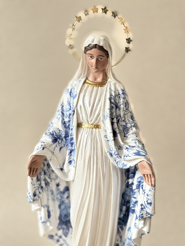 Nossa Senhora das Graças 30cm Decoupage em Guardanapo