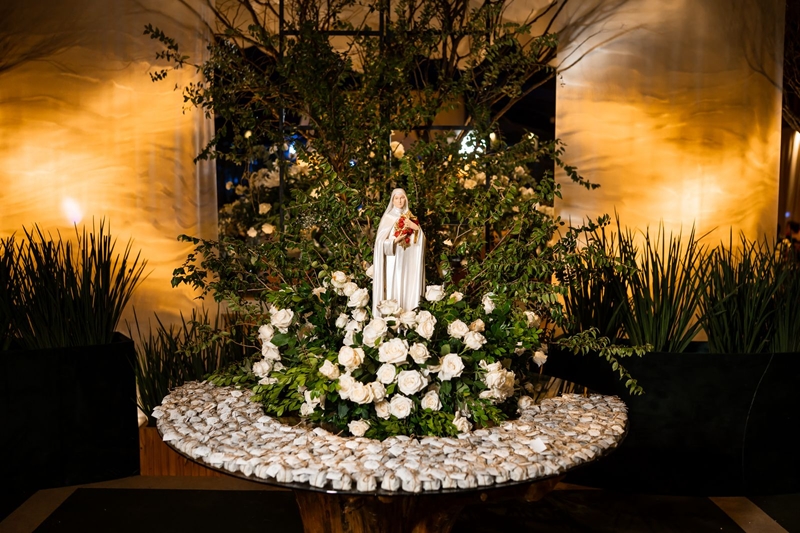 Santa Terezinha 60cm pintura