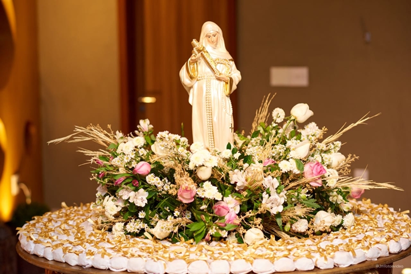 Santa Rita 60cm pintura