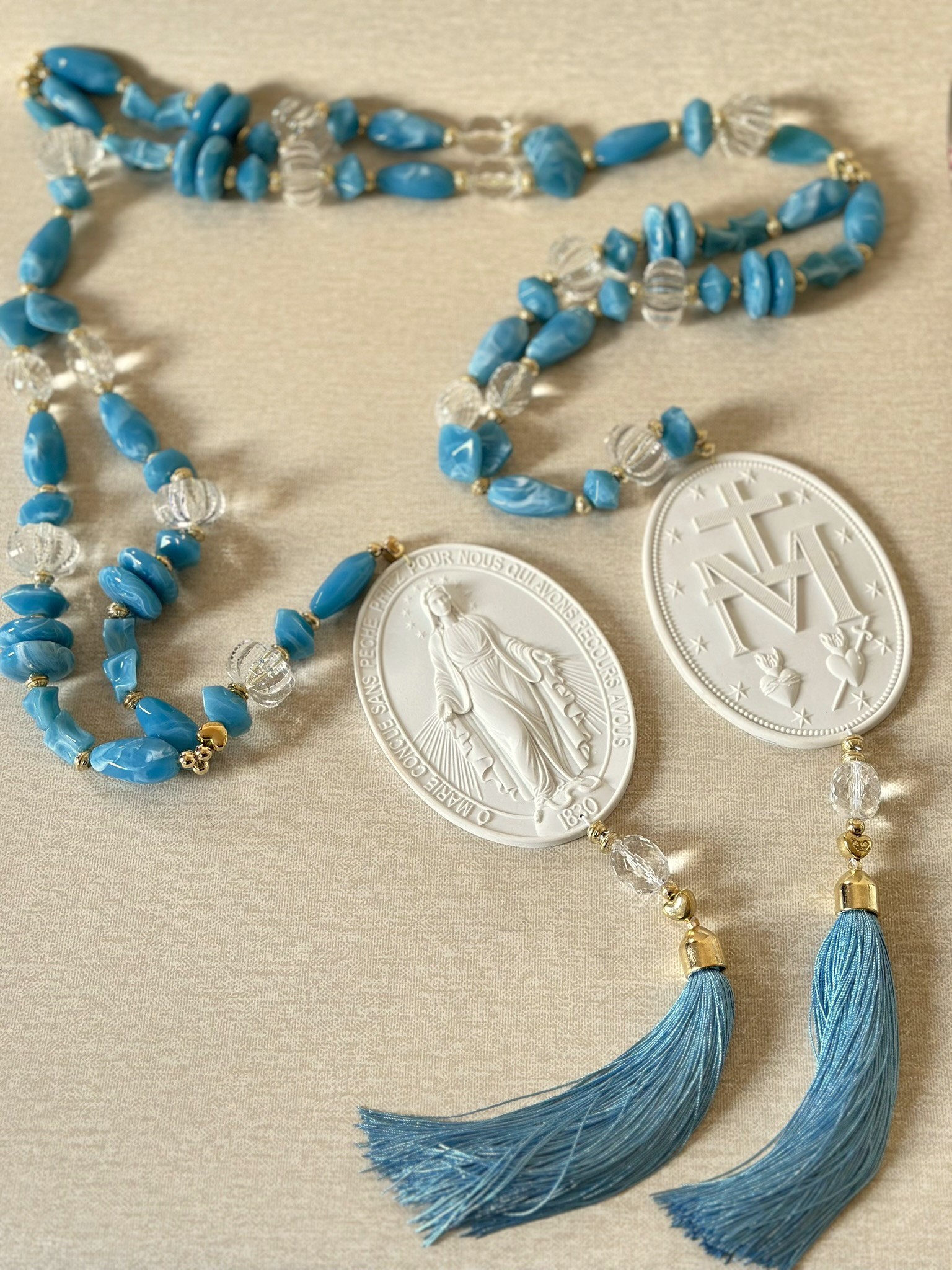 Colar de mesa tamanho GG Medalha Milagrosa